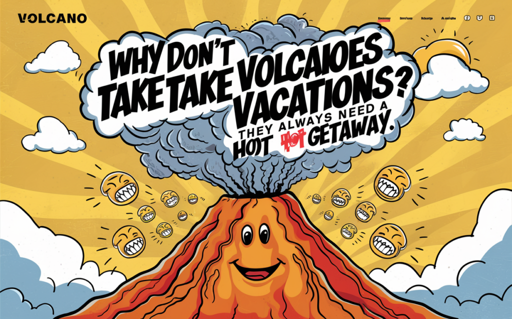 259+ Volcano Puns That Are Erupting With Laughter! đ