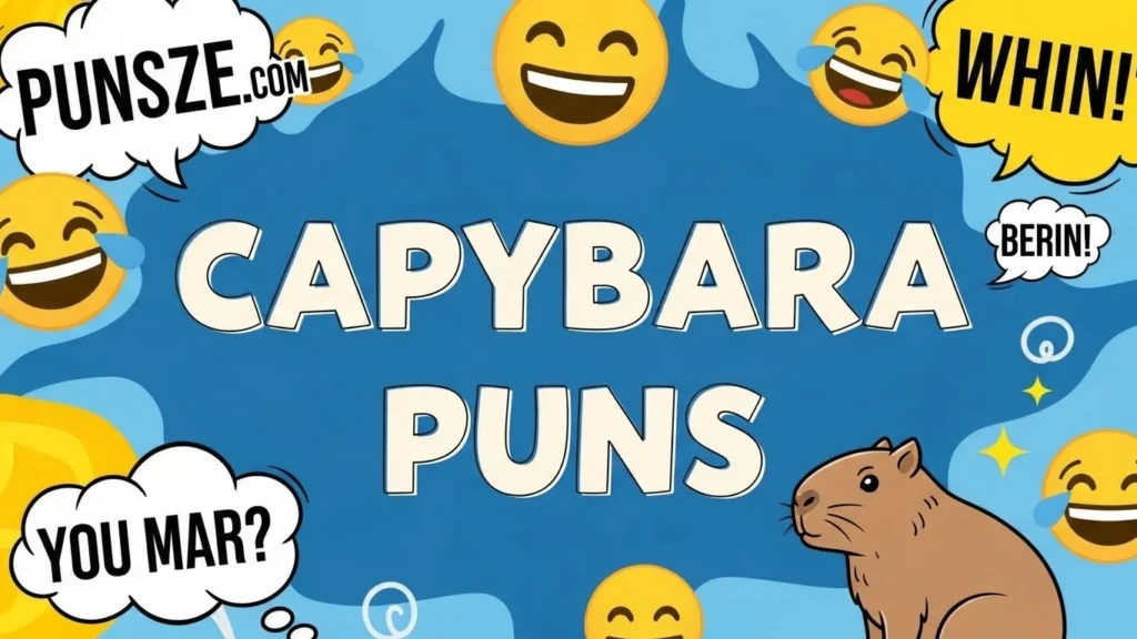 Capybara Puns