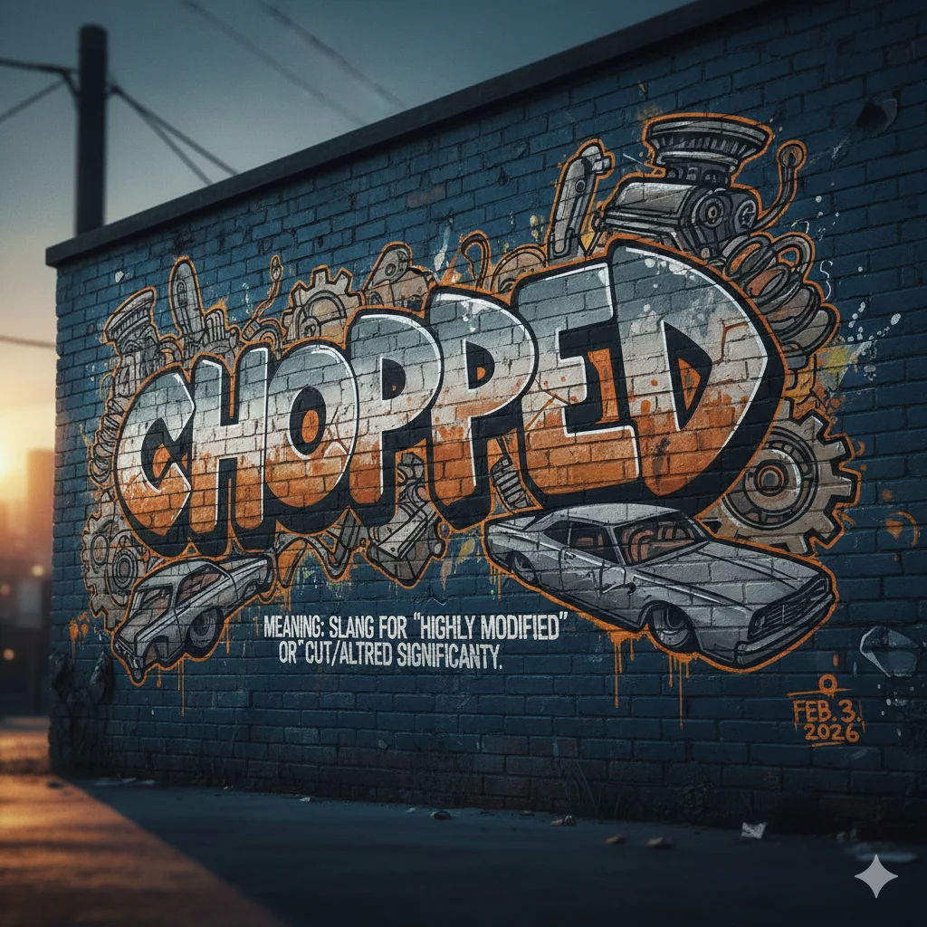 Chopped Meaning Slang