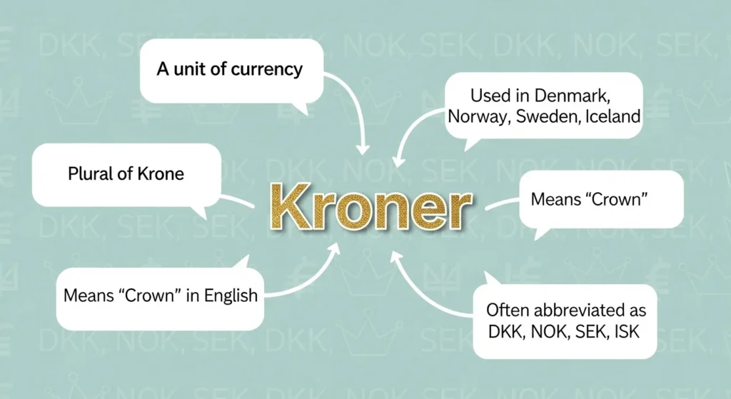 What Does Kroner Mean in Text