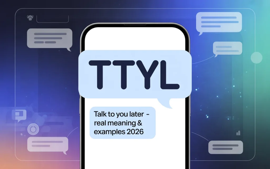 TTYL Mean in Text